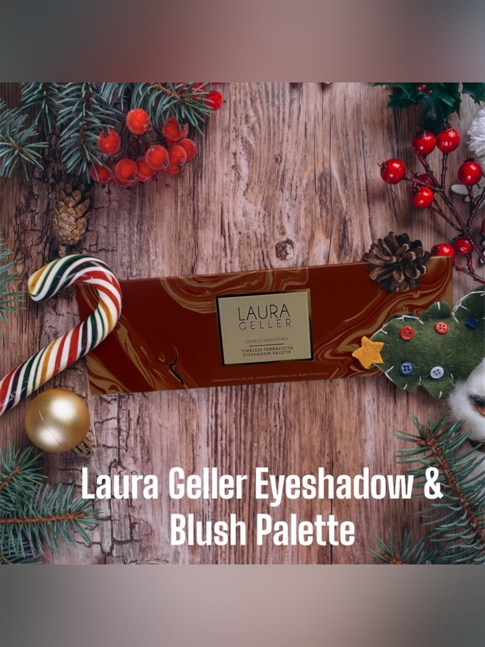 Laura Geller “TIMELESS TERRACOTTA “ Eyeshadow Highlighter & Blush Palette NWT